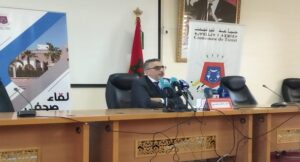 Tiznit: Mr Abdallah Ghazi président de la collectivité territoriale, parle à la presse: