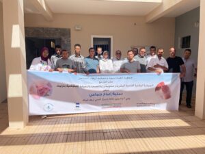 Tiznit.  Association des Médecins de Tiznit.         Campagne de circoncision collective au centre hospitalier Arbi3a Sahel.                                     42 bénéficiers.