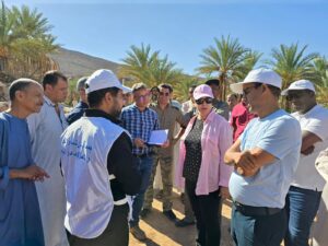 Tata: La DG de l&rsquo;ANDZOA visite des oasis affectées par les récentes précipitations