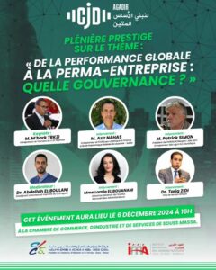 CDJ-Agadir : Une plénière de prestige « de  la performance globale à la perma-entreprise »