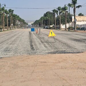 Tronçon routier Agadir-Inezgane ..Renouvellement du canal des eaux usées